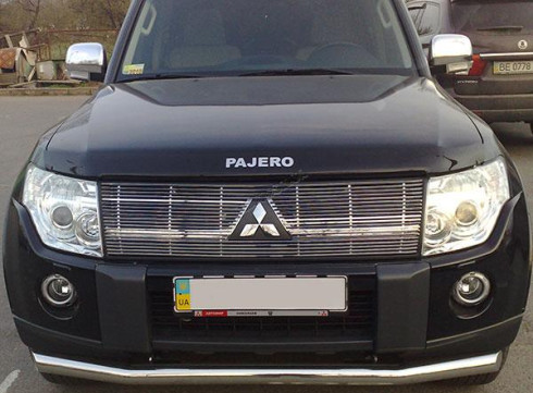 Защита переднего бампера для Mitsubishi Pajero Vagon 07+ труба одинарная от Tamsan фото