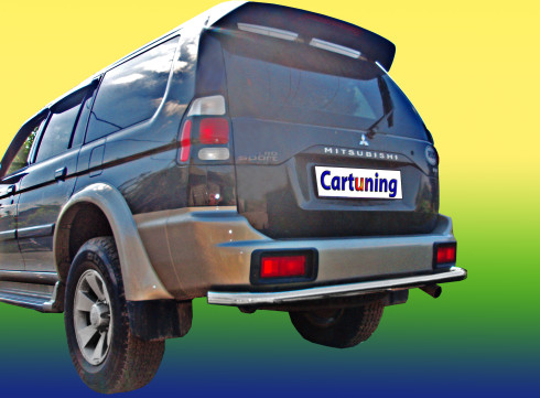 Защита заднего бампера для Mitsubishi Pajero Sport 98-08 труба одинарная от Tamsan фото