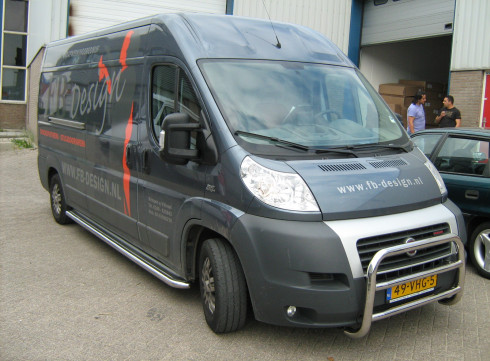 Подножки для Citroen Jumper 07+ порог листом фото