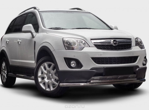 Защита бампера для Opel Antara 2006-2016 перед двойной фото