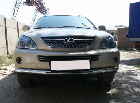 Защита переднего бампера для LEXUS RX 03-09 труба одинарная от Tamsan фото