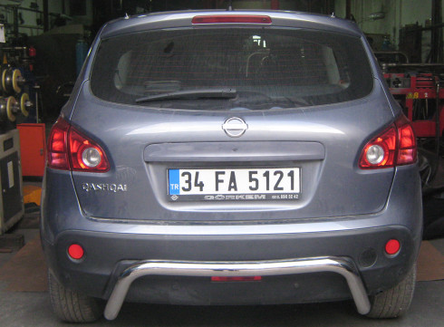 Защита заднего бампера для Nissan Qashqai 2006-2014 ML от турецкого производителя Tamsan фото
