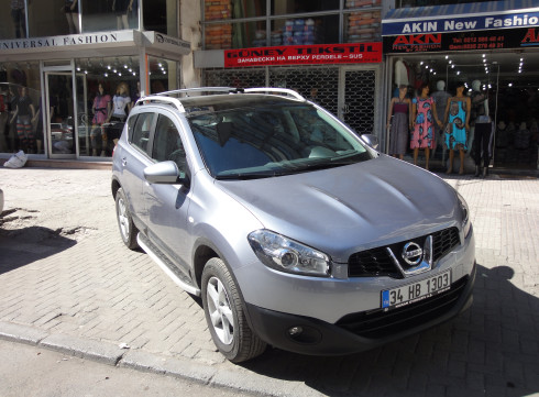 Подножки для Nissan Qashqai+2 2008-2014 Элегант от Tamsan фото