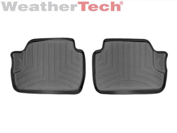Ковры резиновые WeatherTech задние черные BMW 2 2014-2019 фото