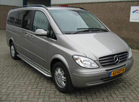 Подножки для Mercedes-Benz Vito 03-10 порог листом от Tamsan фото
