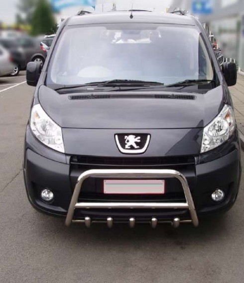 Кенгурятник низкий с грилем на Peugeot Expert 2007+ фото