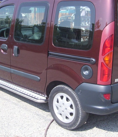 Пороги с листом (площадка) на Nissan Kubistar UATUNING фото