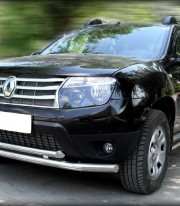 Труба двойная на Renault Duster  фото