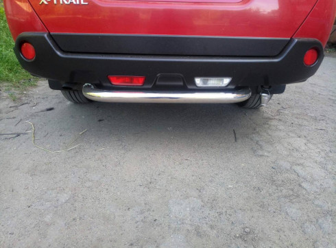 Защита бампера для Nissan X-Trail 2008-2014 U-tipe фото