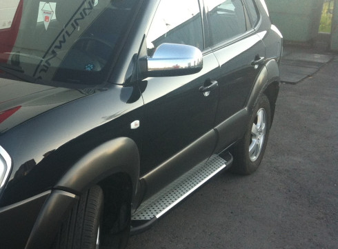 Подножки для KIA Sportege 04-10 SOMA от Tamsan фото