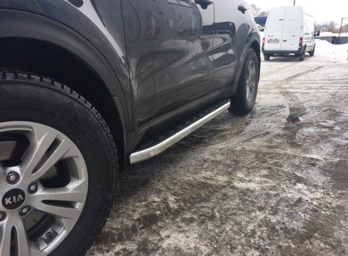 Подножки для KIA Sportage 16-22 Елегант от Tamsan фото