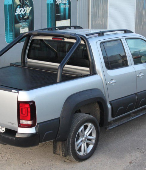 Ролета на Volkswagen Amarok 2016+ под Oem Roll-Bar Arline фото