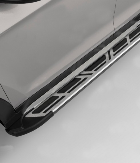 Подножки алюминиевые CanAuto Sapphire для Ford Ranger 2006-2011 фото