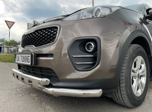 Защита переднего бампера для KIA Sportage 16-22 Graunder от Tamsan фото