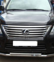 Защита переднего бампера для LEXUS GX 03-08 труба двойная от Tamsan фото