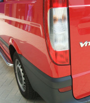 Подножки для Mercedes-Benz Vito 10-15 порог листом от Tamsan фото