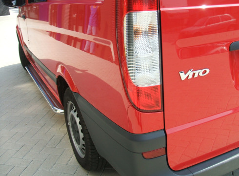 Подножки для Mercedes-Benz Vito 10-15 порог листом от Tamsan фото