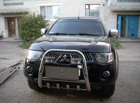 Кенгурятник для Mitsubishi Pajero Sport 2008-2016 Высокий от Tamsan фото