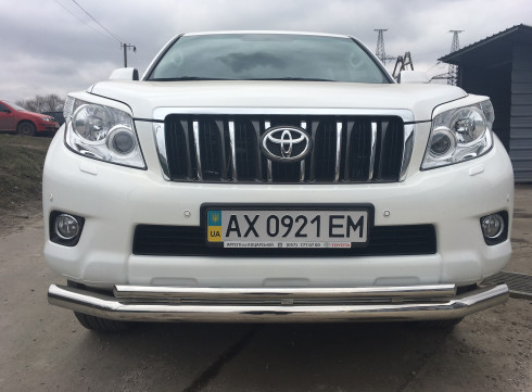 Защита переднего бампера для LEXUS GX 09+ труба двойная от Tamsan фото