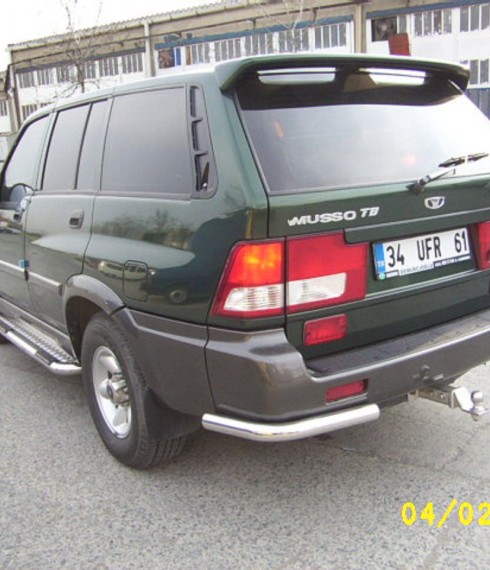 Уголки одинарные на SsangYong Musso фото
