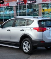 Пороги на Toyota RAV4 TAMSAN алюм. Элегант фото