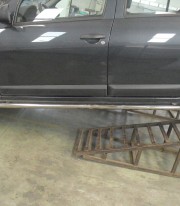 Пороги труба на Renault Sandero UATUNING фото