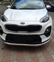 Защита переднего бампера для KIA Sportage 16-22 труба одинарная от Tamsan фото