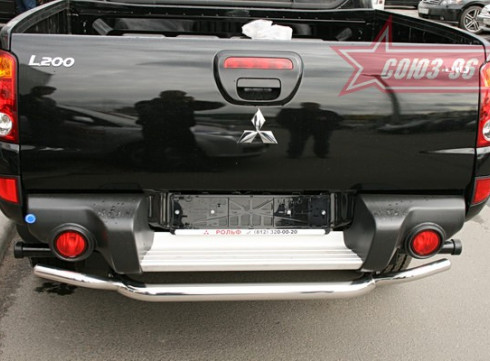 Защита заднего бампера для Mitsubishi L-200 06-11 &ldquo;Чайка&rdquo; от Tamsan фото