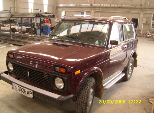 Подножки для LADA Niva порог листом от Tamsan фото
