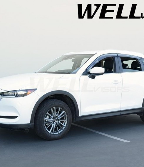 Дефлекторы окон ветровики для Mazda CX-5 2017+ фото
