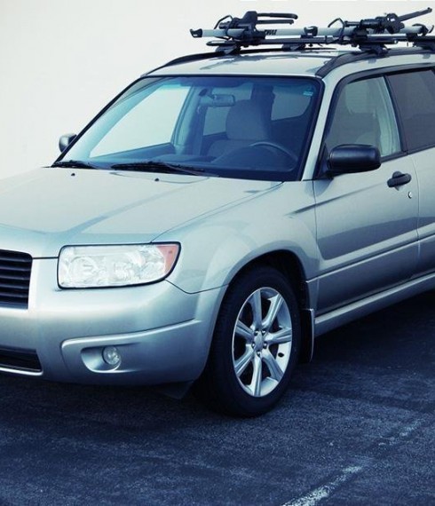 Дефлекторы окон ветровики для Subaru Forester 2002-2007 фото