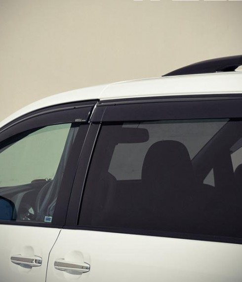Дефлекторы окон ветровики для Toyota Sienna 2010-2020 Wellvisors фото