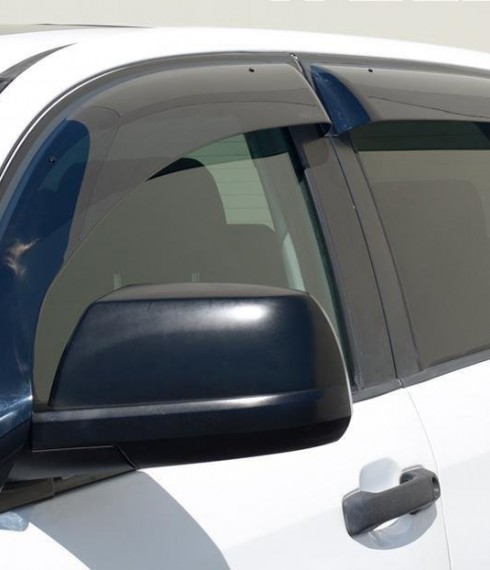 Дефлекторы окон ветровики для Toyota Tundra 2007-2021 Wellvisors фото