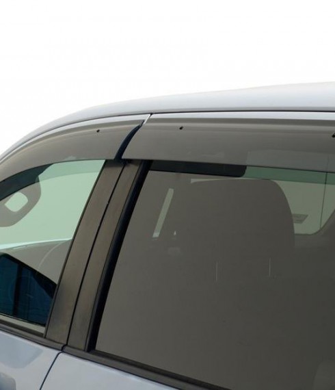 Дефлекторы окон ветровики для Toyota Tundra 2007-2021 Wellvisors фото