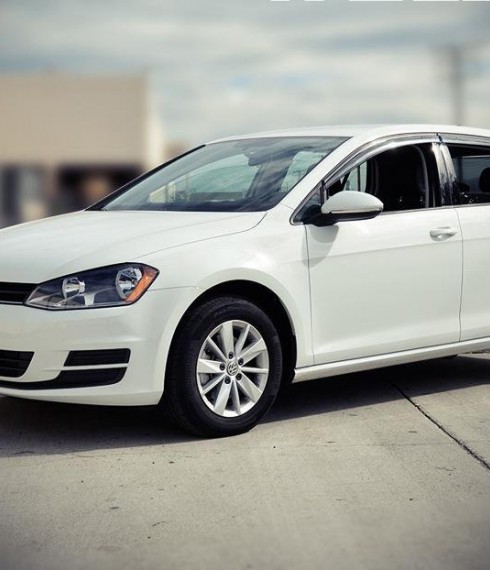 Дефлекторы окон ветровики для VW Golf 2015-2021 5d hatchback фото