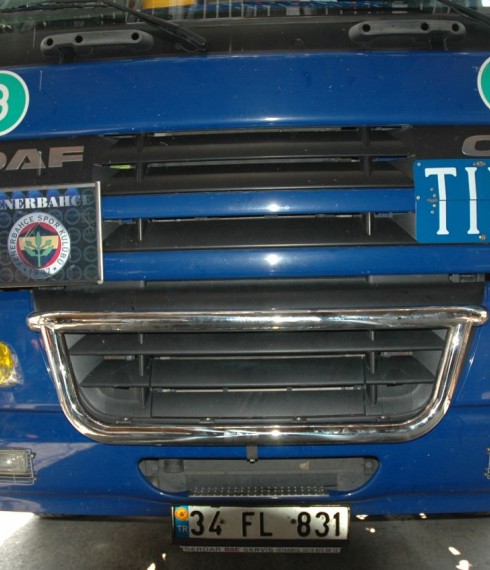 Кенгурятник низкий на TIR DAF фото