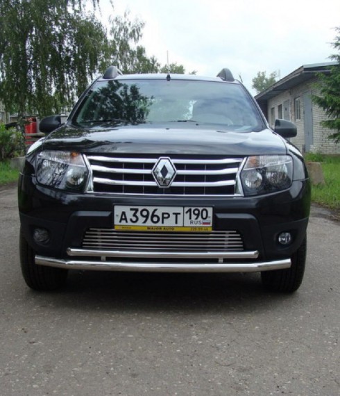 Труба двойная на Renault Duster  фото