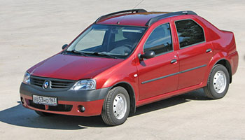 Рейлинги Renault Logan (Рено Логан) в Украине